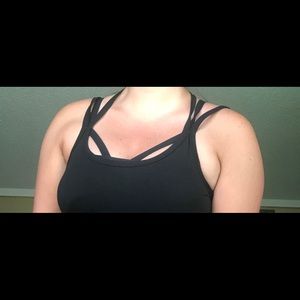 Athleta tank top with built in sports bra